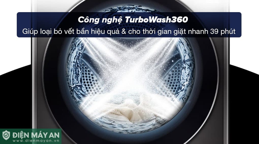 Máy giặt sấy LG Inverter giặt 12 kg - sấy 7 kg FV1412H3BA